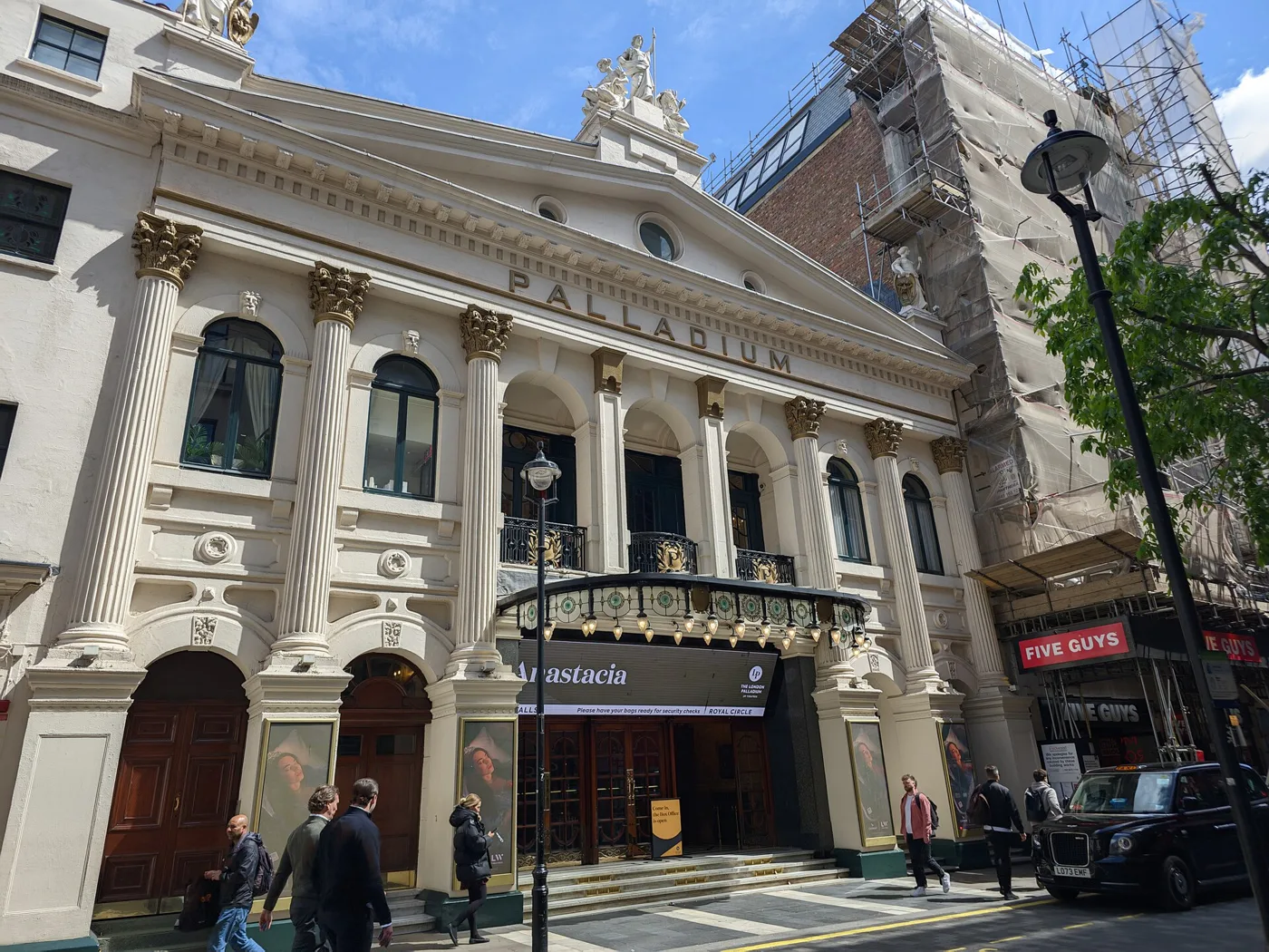 The London Palladium on Argyll Street, off Oxford Circus, home of the West End's pantomime