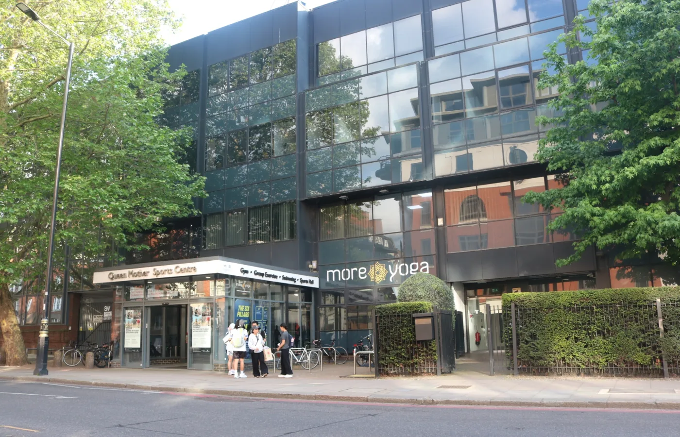 The Queen Mother Sports Centre on Vauxhall Bridge Road, Pimlico, the only Westminster leisure centre with three pools.